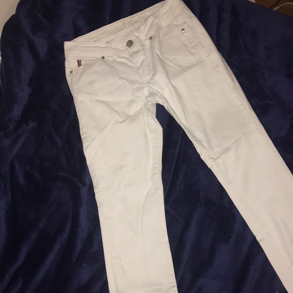 US Polo White Skinny Jeans